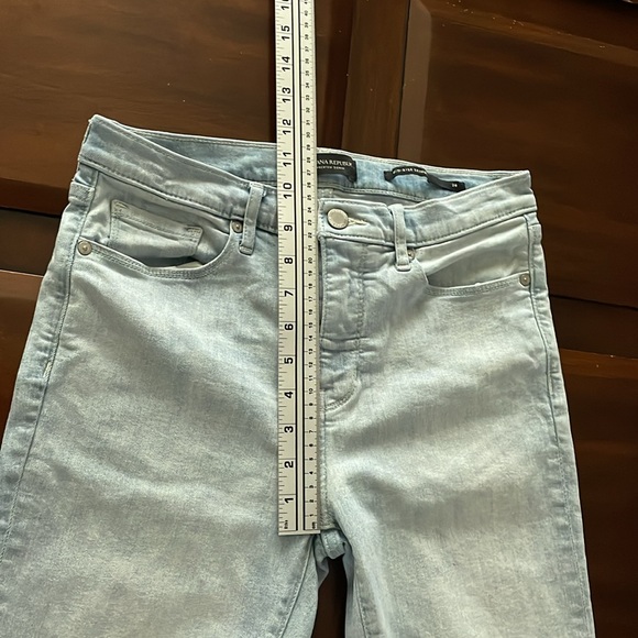 Banana Republic Mid Rise Skinny Ankle Blue Jeans Size 28 - Picture 4 of 12